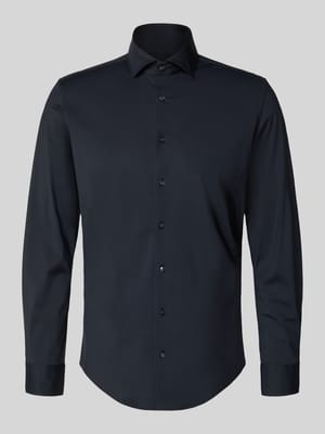 Slim Fit Business-Hemd mit Haifischkragen Shop The Look MANNEQUINE