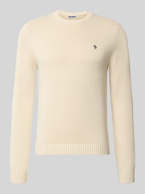 Strickpullover mit gerippten Abschlüssen Shop The Look MANNEQUINE