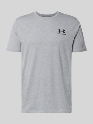 Regular Fit T-Shirt mit Logo-Print Modell 'Left' Shop The Look MANNEQUINE