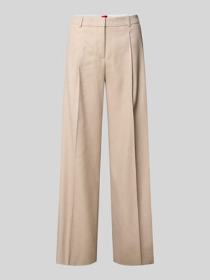 Wijde broek van viscosemix model 'HALATI' Shop The Look MANNEQUINE