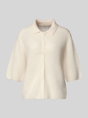 Kardigan z dzianiny z wykładanym kołnierzem Shop The Look MANNEQUINE