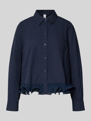 Regular Fit Bluse mit Rüschen Modell 'TRAVIS' Shop The Look MANNEQUINE