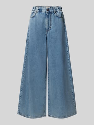 Wide leg jeans van puur katoen model 'ZATTERA' Shop The Look MANNEQUINE
