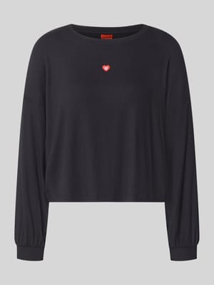 relaxed fit sweatshirt van modalmix model 'HUGO HEART' Shop The Look MANNEQUINE