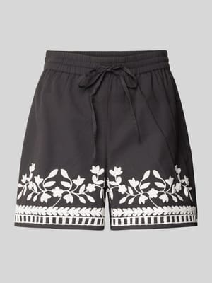 Shorts mit floralem Muster Modell 'VACATION' Shop The Look MANNEQUINE