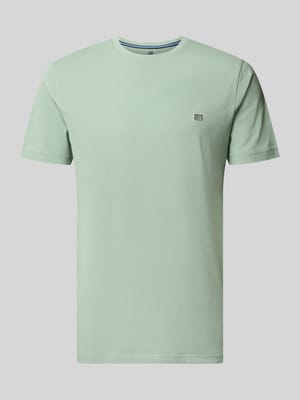 t-shirt z bawełny z okrągłym dekoltem Shop The Look MANNEQUINE