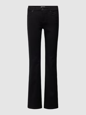 Jeansy o rozkloszowanym kroju z naszywką z logo model ‘REESE’ Shop The Look MANNEQUINE