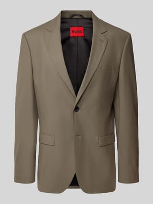 Slim fit 2-knoops colbert van wolmix, model 'ARTI' Shop The Look MANNEQUINE