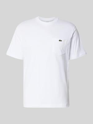 t-shirt o kroju regular fit z czystej bawełny Shop The Look MANNEQUINE