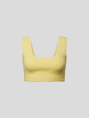 Crop Top in Strick-Optik Shop The Look MANNEQUINE