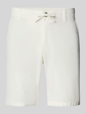 Regular Fit Chinoshorts aus Baumwoll-Leinen-Mix Modell 'BRODY' Shop The Look MANNEQUINE