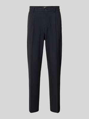 Straight Fit Hose mit Viskose-Anteil Modell 'Leto' Shop The Look MANNEQUINE