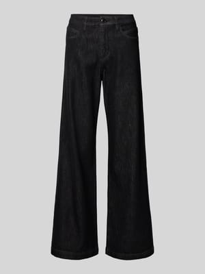 Wide Leg Jeans aus Baumwoll-Mix Modell 'SURI' Shop The Look MANNEQUINE