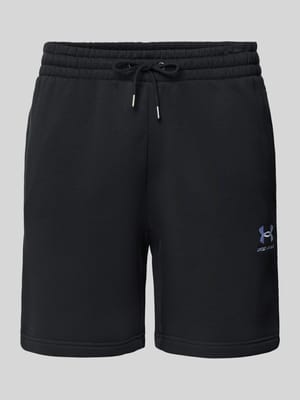 Shorts mit elastischem Bund und Label-Stitching Shop The Look MANNEQUINE