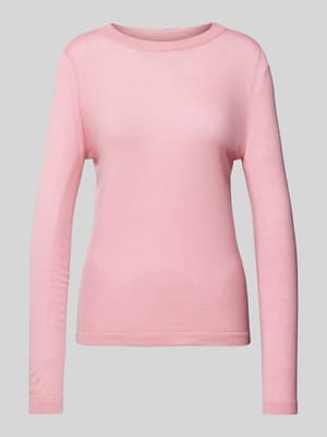 Sweter z dzianiny z okrągłym dekoltem Shop The Look MANNEQUINE