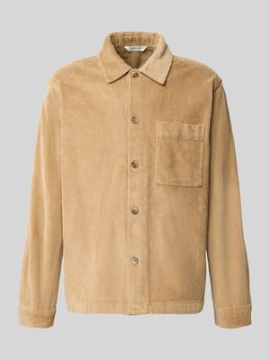 Regular Fit Hemdjacke aus Baumwoll-Mix Modell 'OTTO' Shop The Look MANNEQUINE