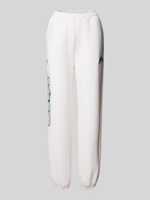 Relaxed Fit Sweatpants mit Label-Stitching Shop The Look MANNEQUINE