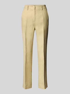 Regular Fit Stoffhose mit Bügelfalten Modell 'AGAPE' Shop The Look MANNEQUINE