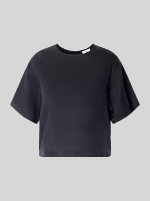 Relaxed Fit Blusenshirt aus Lyocell Shop The Look MANNEQUINE