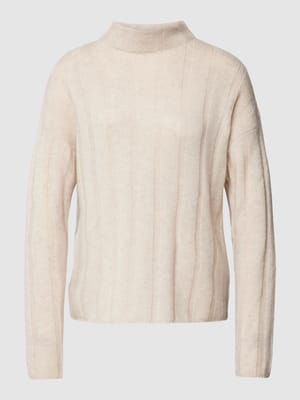 Pullover van kasjmier met opstaande kraag Shop The Look MANNEQUINE