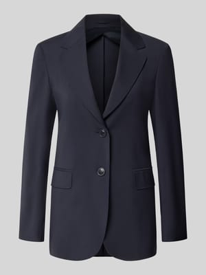 Regular fit longblazer van pure scheerwol model 'ASSENZI' Shop The Look MANNEQUINE
