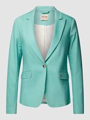 Blazer mit Label-Applikation Modell 'Blake Night' Shop The Look MANNEQUINE