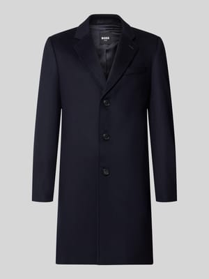 Slim Fit Mantel aus Woll-Kaschmir-Mix Modell 'H-Hyde-264' Shop The Look MANNEQUINE