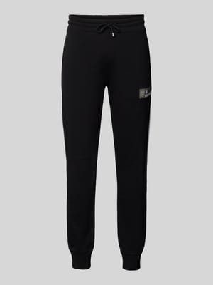 Sweatpants mit Label-Patch Shop The Look MANNEQUINE