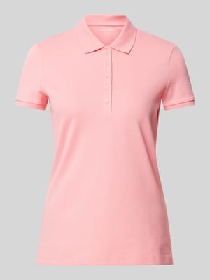 Poloshirt mit kurzer Knopfleiste Shop The Look MANNEQUINE