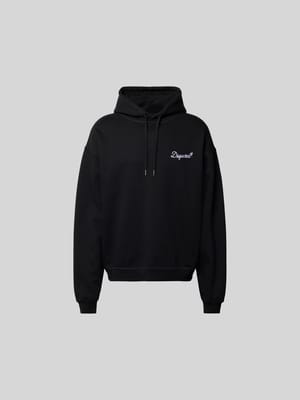 Regular Fit Hoodie mit Logo-Stitching Shop The Look MANNEQUINE