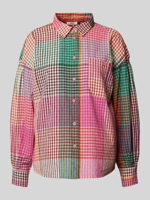 Bluzka koszulowa z listwą guzikową Shop The Look MANNEQUINE