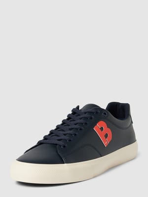 Sneaker mit Label-Patch Modell 'Aiden' Shop The Look MANNEQUINE