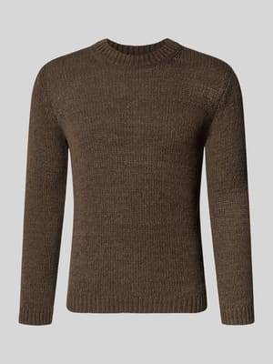 Sweter z dzianiny o kroju regular fit z mieszanki bawełny Shop The Look MANNEQUINE