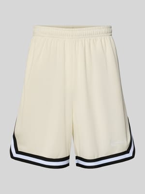 Regular Fit Shorts mit elastischem Bund Shop The Look MANNEQUINE
