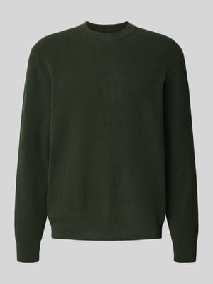 Regular Fit Longsleeve mit Rundhalsausschnitt Shop The Look MANNEQUINE