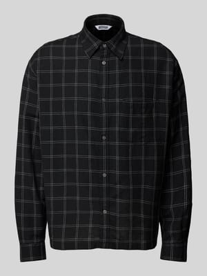 Oversized Freizeithemd aus Viskose-Baumwoll-Mix mit Leinen-Anteil Shop The Look MANNEQUINE