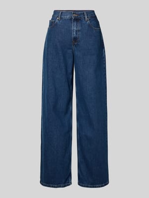 Wide Leg Jeans aus reiner Baumwolle Shop The Look MANNEQUINE