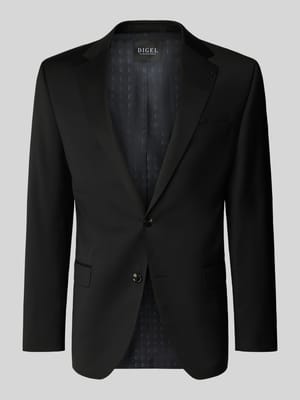 Modern fit colbert met 2 knopen van scheerwolmix Shop The Look MANNEQUINE