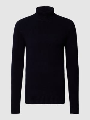 Rollkragenpullover in unifarbenem Design Modell 'Zino' Shop The Look MANNEQUINE