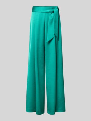Spodnie garniturowe o kroju relaxed fit z satyny Shop The Look MANNEQUINE