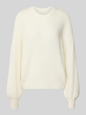 Gebreide pullover met ronde hals, model 'Gustel Hope' Shop The Look MANNEQUINE