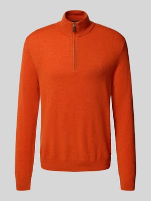 Gebreide pullover met ribboorden Shop The Look MANNEQUINE