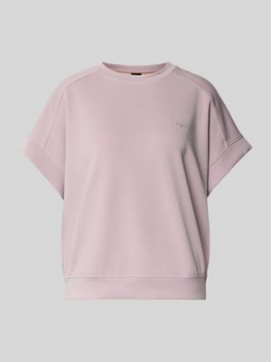 T-shirt o luźnym kroju z wyhaftowanym logo model ‘ENARI’ Shop The Look MANNEQUINE