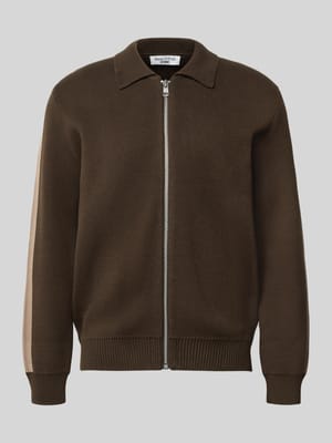 Regular Fit Strickjacke aus reiner Baumwolle Shop The Look MANNEQUINE