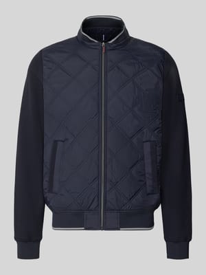 Regular Fit Collegejacke aus Baumwoll-Mix Shop The Look MANNEQUINE