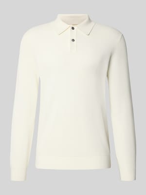 Slim fit poloshirt met knoopsluiting Shop The Look MANNEQUINE
