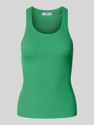 Slim Fit Tanktop in Ripp-Optik Modell 'RIRI' Shop The Look MANNEQUINE