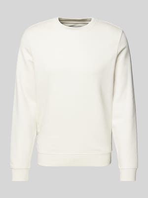 Sweatshirt mit Label-Stitching Shop The Look MANNEQUINE