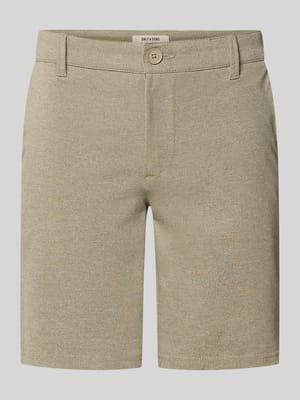 Regular Fit Chinoshorts aus Viskose-Mix Modell 'MARK' Shop The Look MANNEQUINE