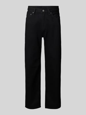 Relaxed straight fit jeans met steekzakken Shop The Look MANNEQUINE